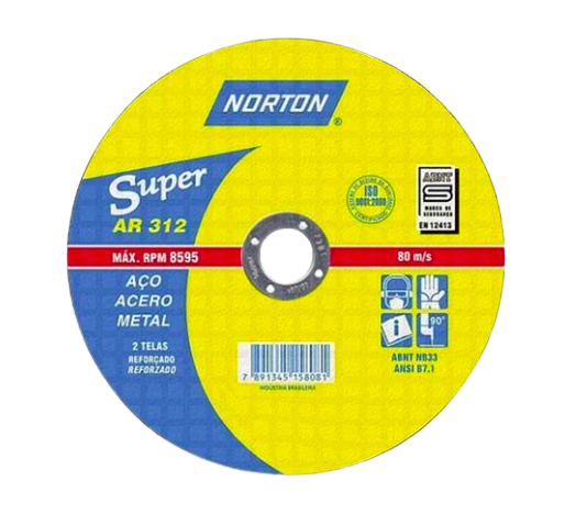 Disco corte (12 x 1/8 x 1") AR312 Supernorton NORTON